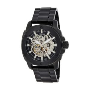 Fossil New Black Metal Automatic Watch