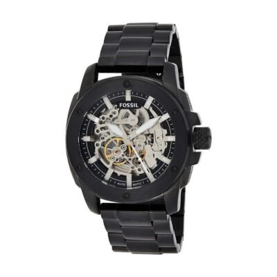 Fossil New Black Metal Automatic Watch
