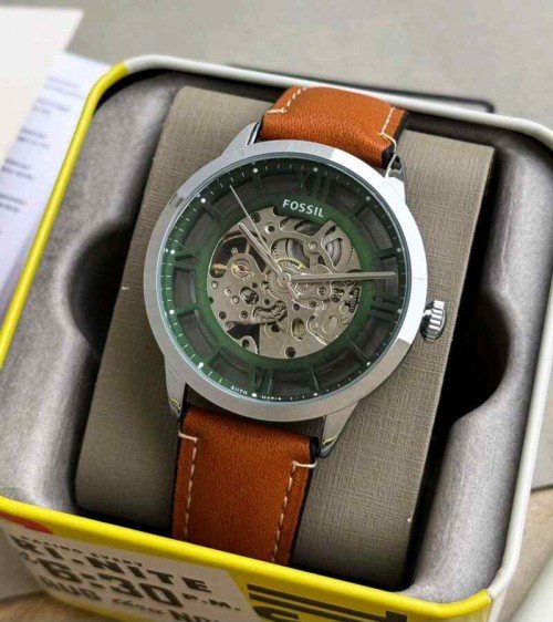 FOSSIL_TOWNSMAN BROWN SILVER GREEN DAIL - Image 2