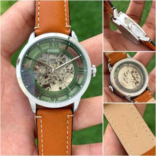 FOSSIL_TOWNSMAN BROWN SILVER GREEN DAIL - Image 3