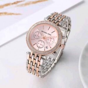 MICHAEL KORS DARCI CHRONO TWOTON ROSE ROSE