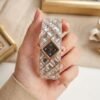 SWAROVSKI CURIOSA BANGLE WATCH PREMIUM QAUALITY ROSE BLACK