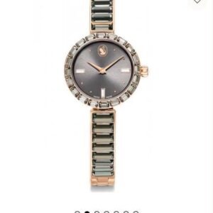 SWAROVSKI MATRIX BANGLE WATCH PREMIUM ROSE GREY